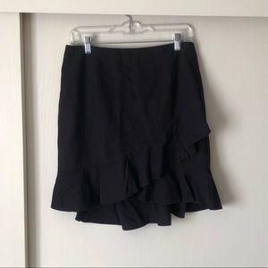Black ruffle skirt, A New Day brand. Size 10